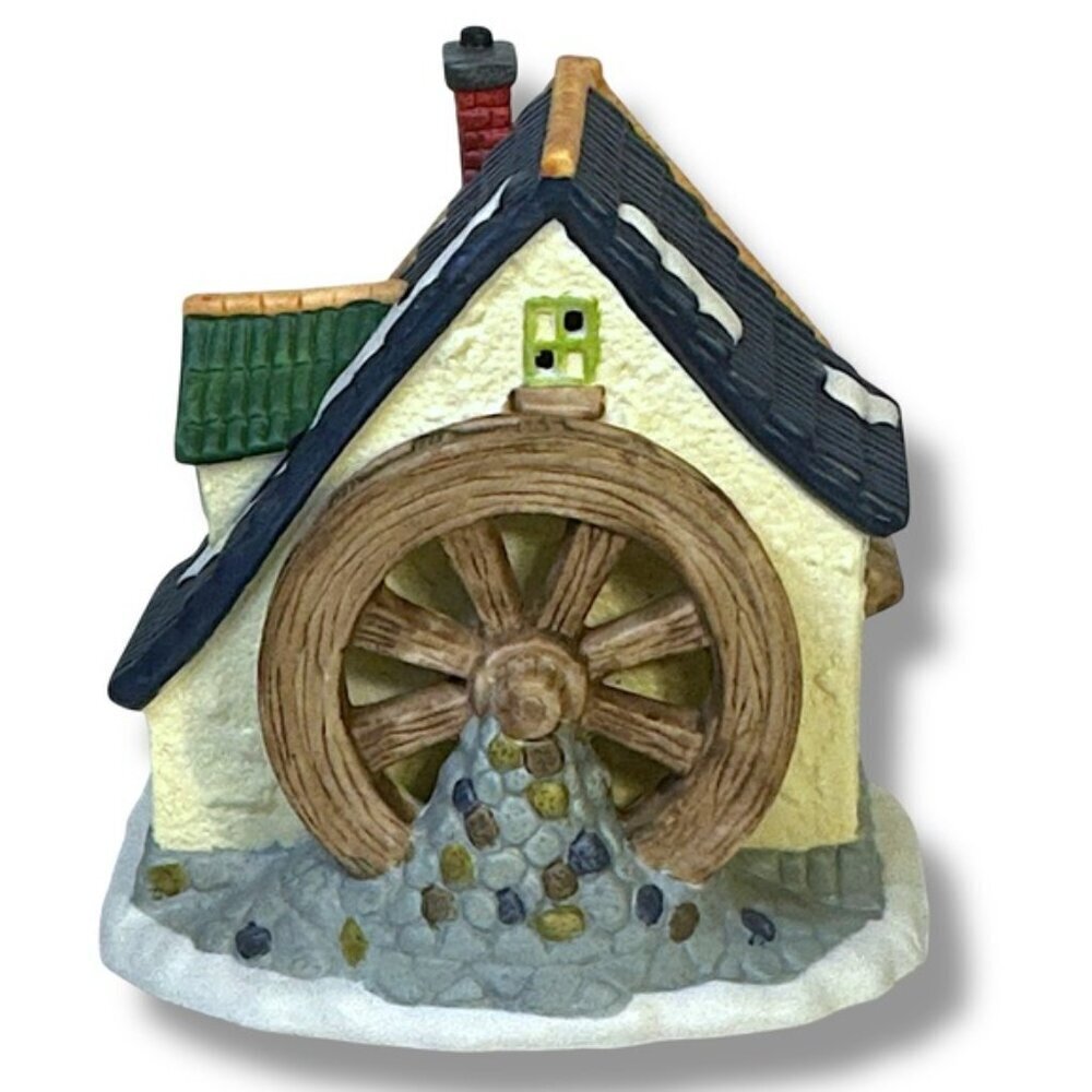 Vintage Village Lighted House Miller Dickens Collectible Towne Series Mill 1995 - Picture 3 of 16